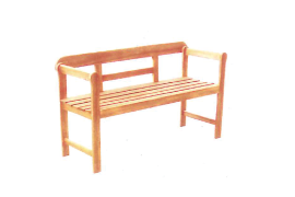 BENCH 2 SEAT BAPBE005